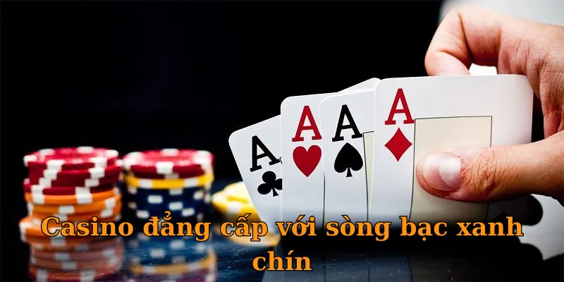 Casino đẳng cấp với sòng bạc xanh chín